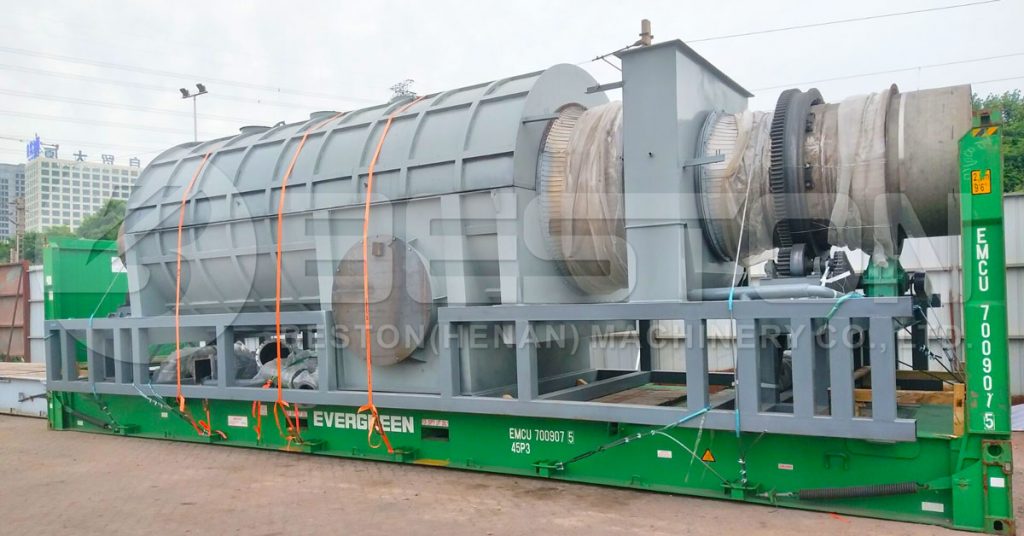 Shipment of Beston Palm Kernel Shell Charcoal Making Machine