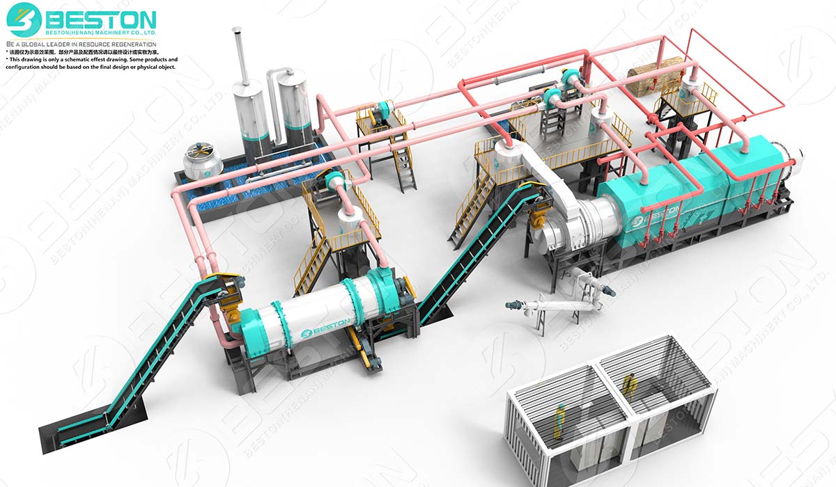 Bamboob Charcoal Making Machine