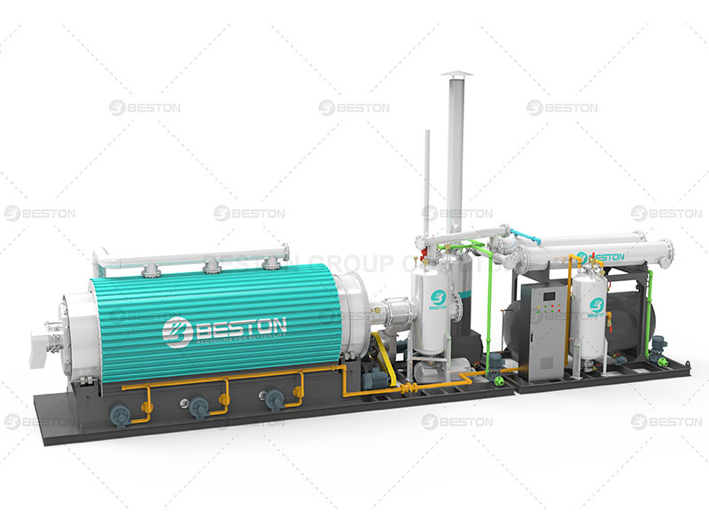 planta de pirólisis intermitente 