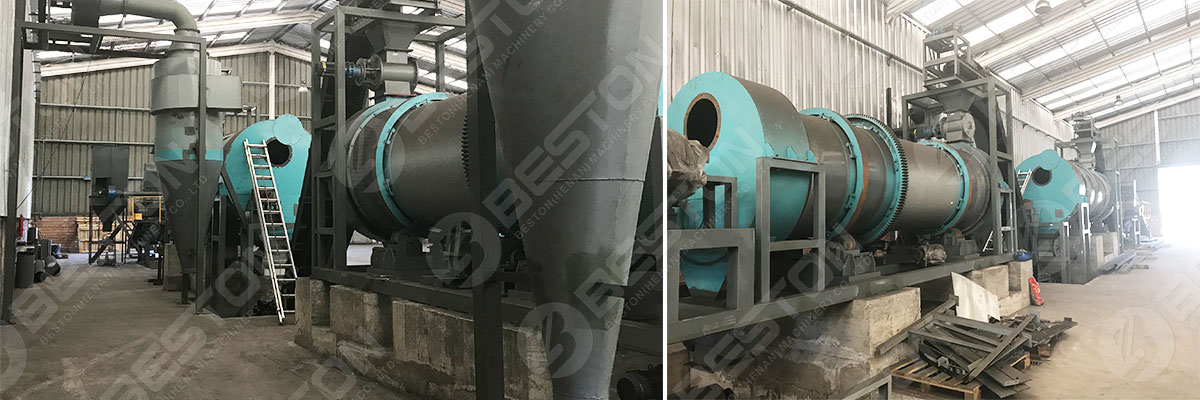 Besotn Biochar Furnace with Safe System Installed in Chile