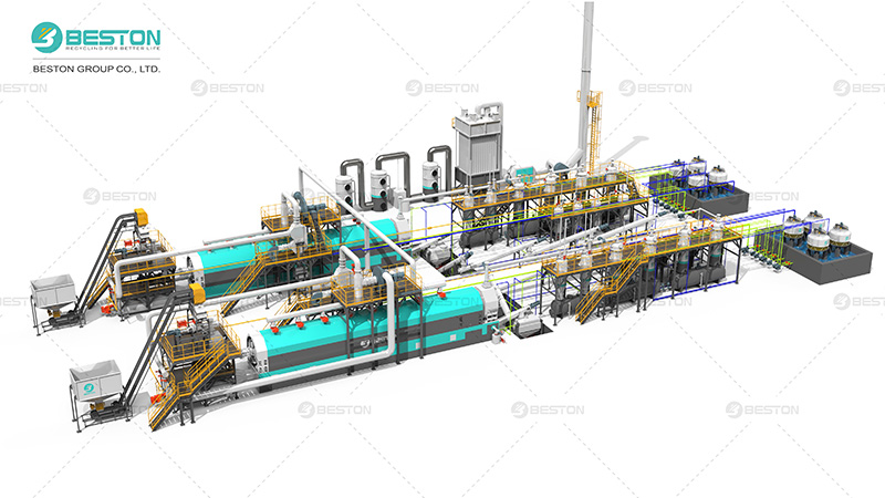 Pyrolysis Plant to Process Tyre and Oil Sludge